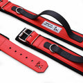 Red Handle Collar BESTIA DOG SPORT – Stainless Steel | Large Breeds