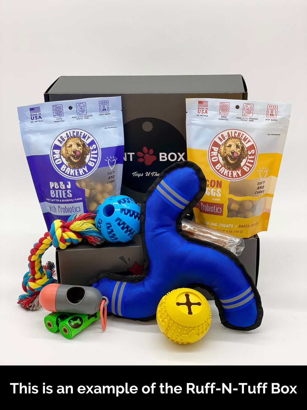Toys N Treats Boxes – Surprise Boxes for Dogs & Cats | Woof Box & Meow Box