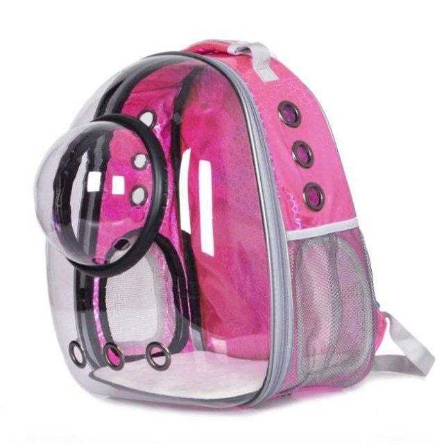 Sac à dos de transport transparent pour chat et chien