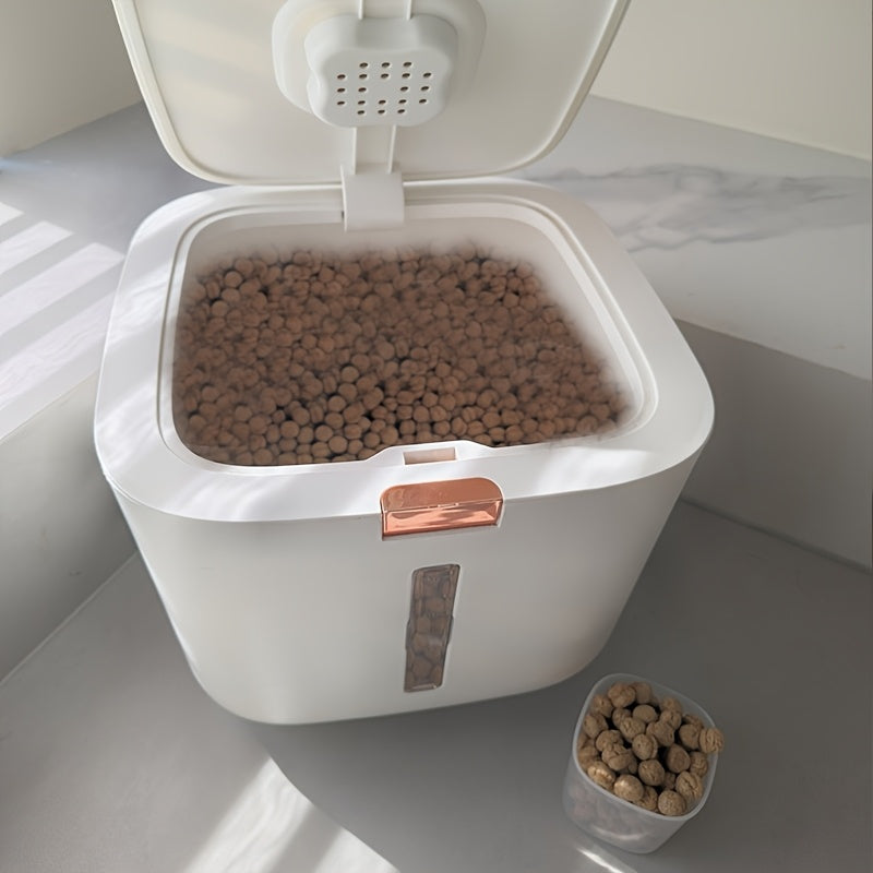 Airtight Pet Food Storage Container – 14.97 kg | Flip-Top Lid