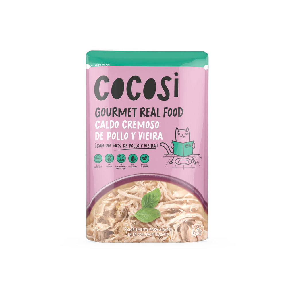 Gourmet Cat Food Cocosi Real Food – Real Chicken | 12 x 40 g Pack