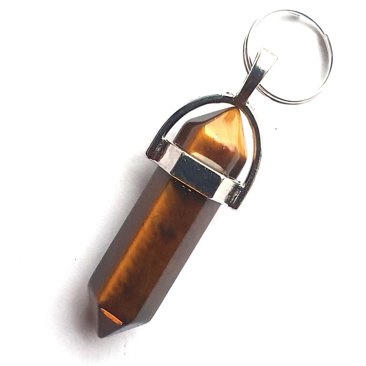 Breloques pour animaux de compagnie en pierre précieuse de cristal pointue