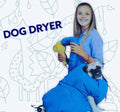 Sèche-chien facile et sac de toilettage pour animaux de compagnie
