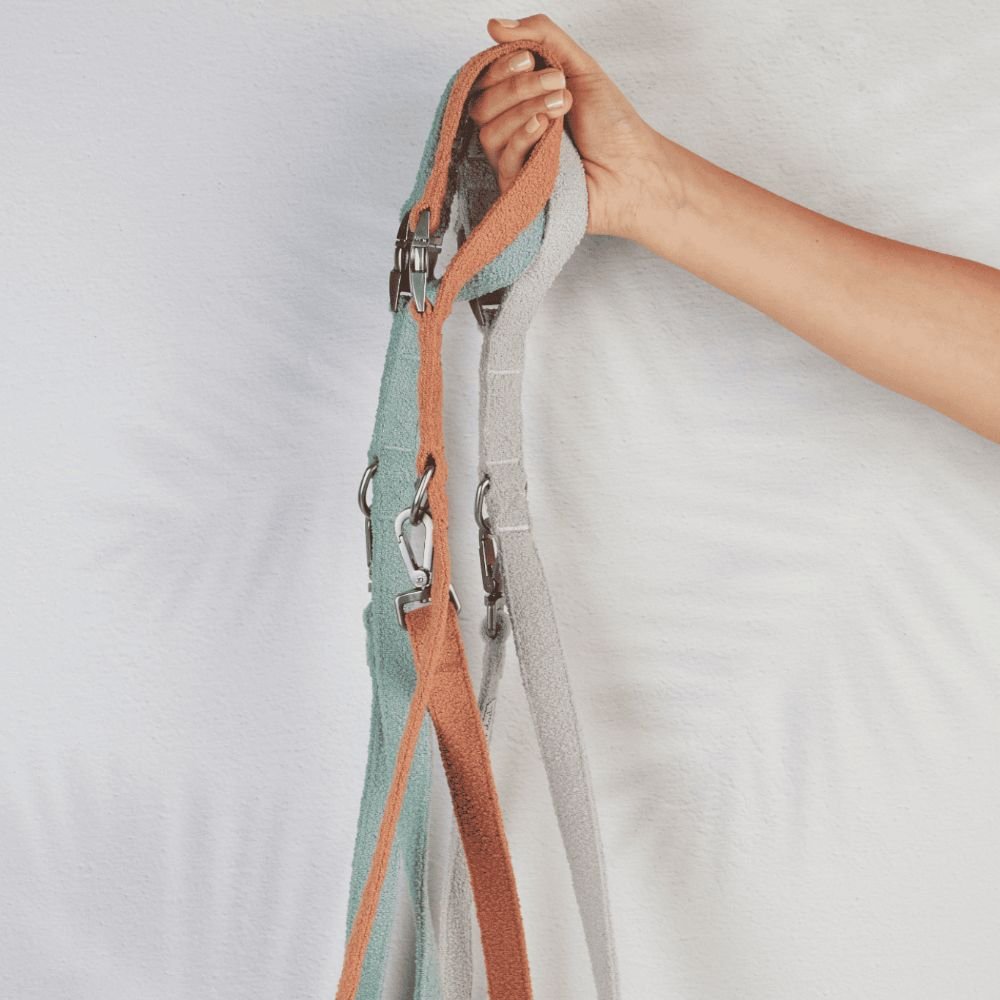 Soft Dog Leashes – Charcoal, Cloud, Sage & Terracotta | Natural Collection