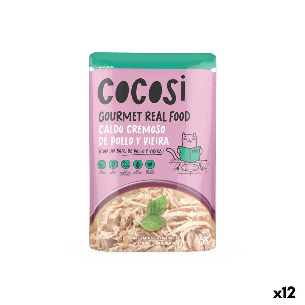 Gourmet Cat Food Cocosi Real Food – Real Chicken | 12 x 40 g Pack