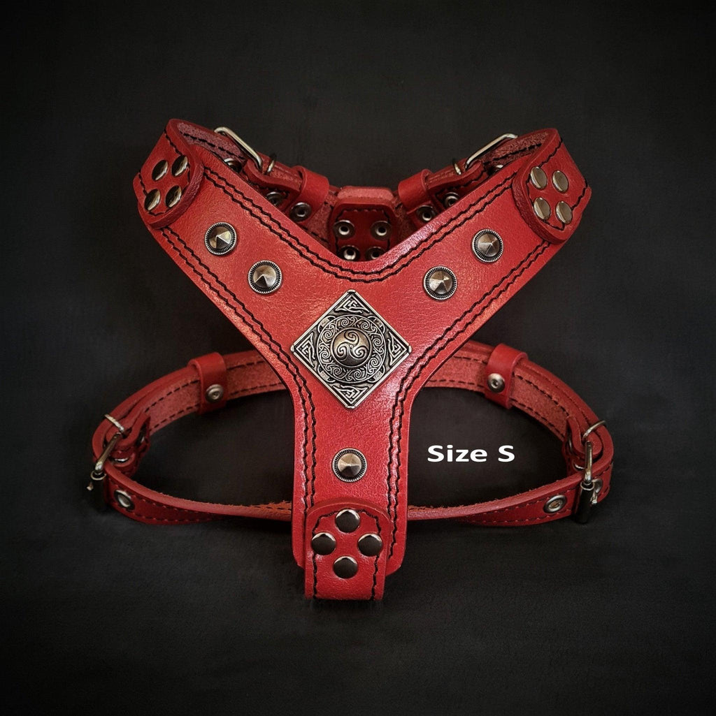 "Eros" Red Harness – Premium Handcrafted Leather | BESTIA | Sizes S-M