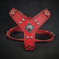 "Eros" Red Harness – Premium Handcrafted Leather | BESTIA | Sizes S-M