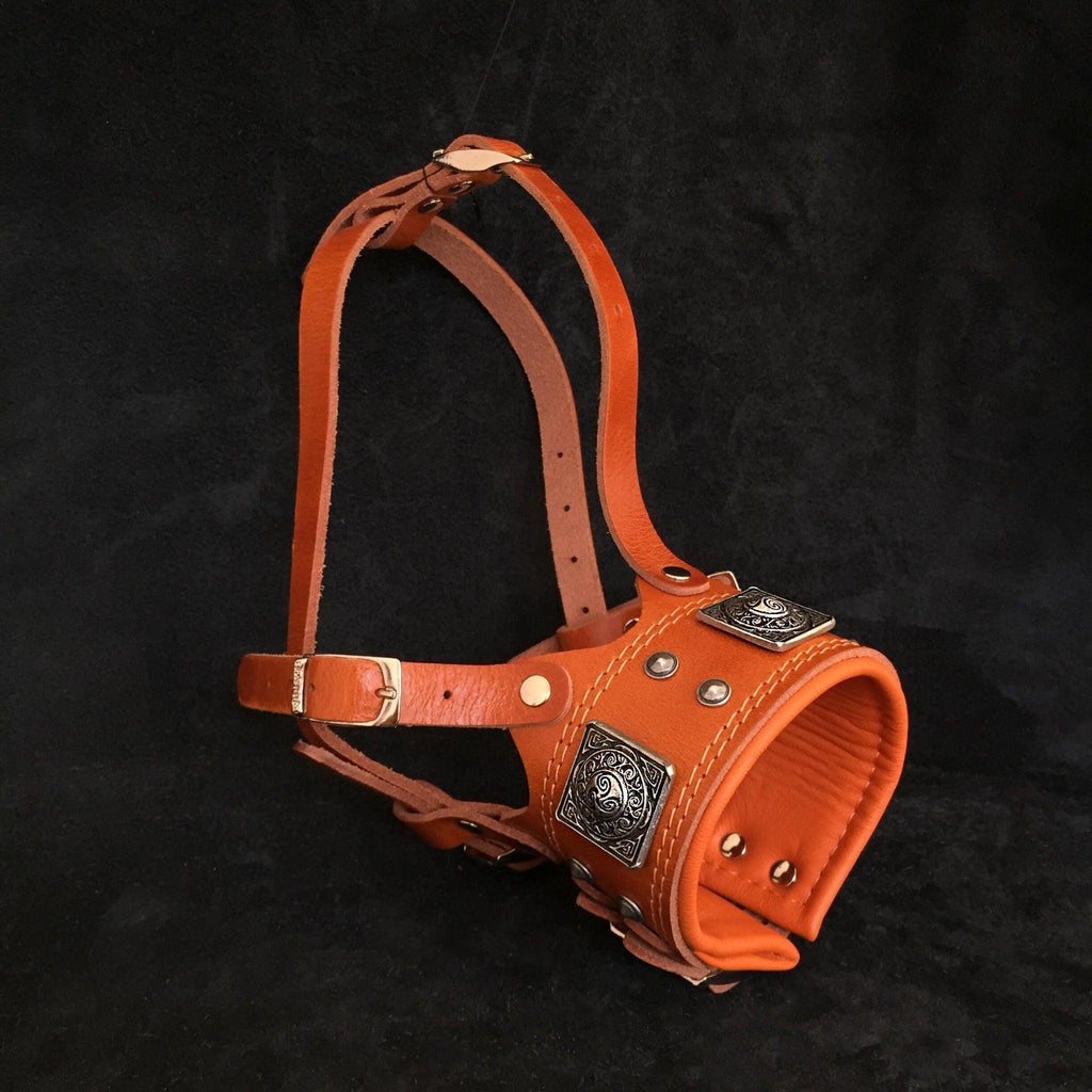 "Eros" Brown Muzzle – Genuine Handcrafted Leather | BESTIA
