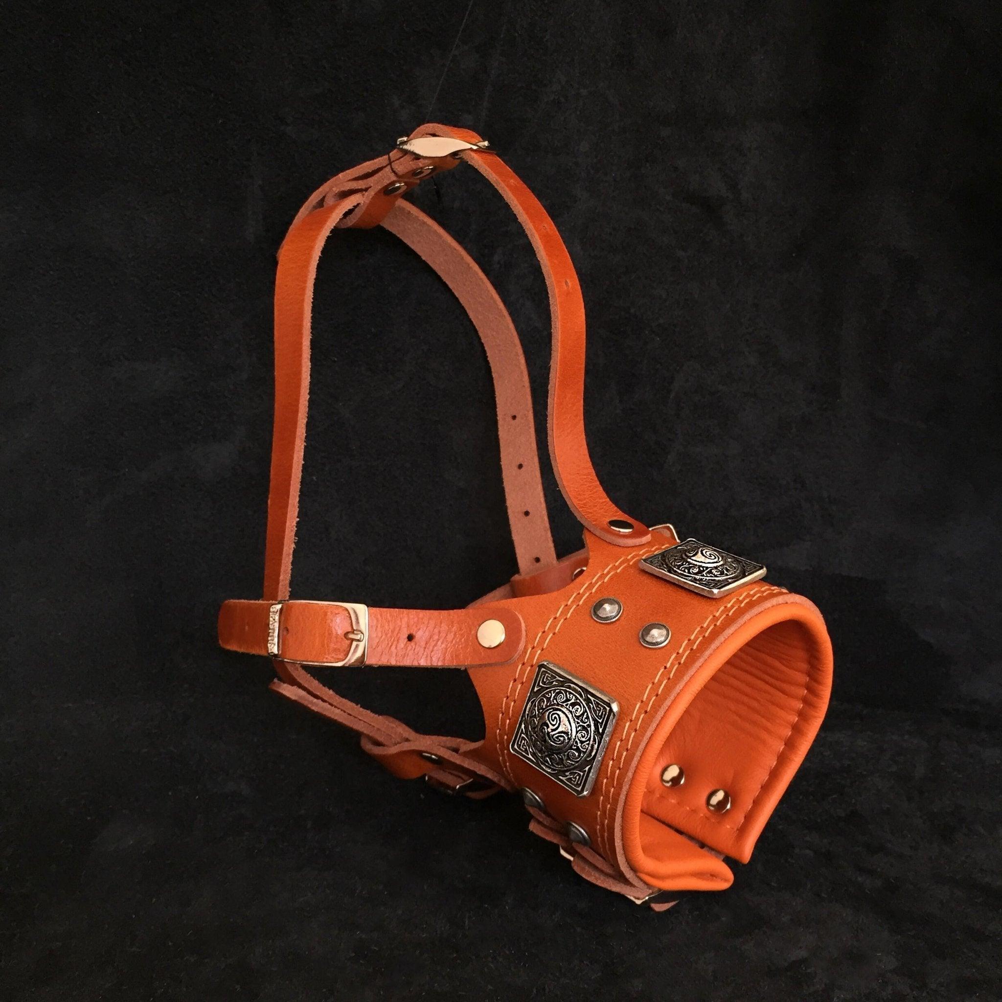 "Eros" Brown Muzzle – Genuine Handcrafted Leather | BESTIA